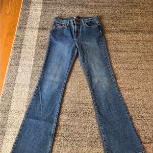 Tommy Hilfiger Blue Flare Wide Leg Jeans 9/31
